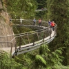 Подвесной мост и парк Капилано в Ванкувере