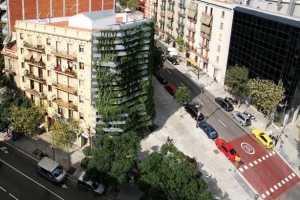 Сад Тарраделлас – новый подход к созданию зеленых стен в Барселоне