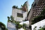 Peruri 88 - вертикальный город с зелеными крышами в Джакарте / Рис: MVRDV