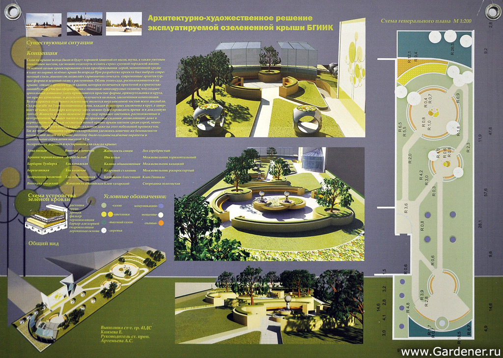 Дизайн проект парка диплом
